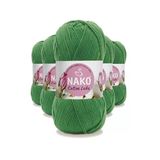 Hubrendy Tedarik 5 Adet Cotton Lüks Yelek Tunik Kazak Bluz Hırka İpi Yünü Yeşil 97576