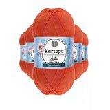 Hubrendy Tedarik 5 Adet Lotus Bikini Büstiyer Bluz Örgü İpi K211 Yavruağzı