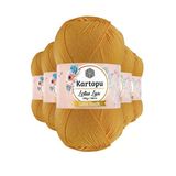Hubrendy Tedarik 5 Adet Lotus Lux Bikini Büstiyer Bluz Simli Örgü İpi K318 Koyu Sarı