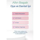 Hubrendy Tedarik Altınbaşak Oya Ve Dantel İpi 20 Gr - Royaleks - No: 065