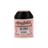 Hubrendy Tedarik Altınbaşak Oya Ve Dantel İpi 20 Gr - Royaleks - No: Siyah