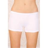Hubrendy Tedarik Likralı Süprem Bayan Boxer Short Beyaz 2100B