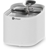 Hubspet Kedi Su Pınarı | 5200 Mah, 2.5l, Kablosuz, Hareket Sensörü Modu, Çelik Kase (H312) - Beyaz