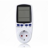 Hubstein 16A Priz Tipi Wattmetre 3680W Enerji Sarfiyat Ölçer Beyaz Renk El Tipi Kullanım