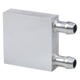 Hubstein 40X40MM Termal Macunlu Alüminyum Sıvı Su Cpu Isıtma Soğutma Bloğu - Gümüş