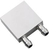 Hubstein Alüminyum Sıvı Su Cpu Isıtma Soğutma Bloğu 40x40x12 mm Gümüş Renkli Yüksek Performans