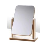 Hubstein El Aynası Masa Aynası Makyaj Aynası Ayarlanabilir Kare Makeup Mirror 18CM