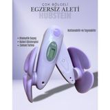 Hubstein Iç Bacak Egzersiz Aleti Kegel Pelvik Kas Cihazı Kalça Kol Sıkılaştırıcı Sayaçlı Kalori Ölçer Mor