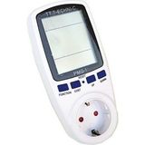 Hubstein Işıklı Wattmetre Priz Tipi 16A 3680W Enerji Sarfiyat Ölçer Tüketim Ölçer