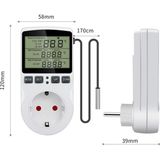 Hubstein Kuluçka Sıcaklık Kontrol Cihazı Kablolu Dijital Termostat 220V Özellikli Model