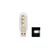 Hubstein Taşınabilir Mini Usb Led Lamba 3 Led Beyaz 5730 Smd Kamp Stick Led