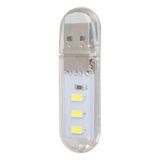 Hubstein Taşınabilir Mini USB LED Lamba 3 LED Smd 5730 Kamp Stick Ledi - Tek Renk