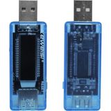Hubstein UniChrome Keweisi USB Voltmetre Ampermetre Test Cihazı Mavi Renkli Dijital Ekran ile Taşınabilir Ölçüm