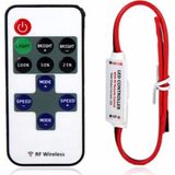 Hubstein Uzaktan Kumandalı Şerit Led Dimmer 12/24V Kontrol Özelliği ile 42 cm Boy