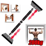 Hubstein Uzun Süngerli Barfix Çubuğu Demiri Barfiks Çubuğu Koridor Barfiks Barı 80 - 130 cm Arası