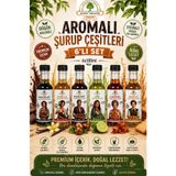 Hudot Premium Aromalı Şurup Seti 6X100 ml – Stevia Tatlandırıcılı, Düşük Kalorili, Kahve & Içecekler Için (Çikolata, Vanilya, Fındık, Lime, Karamel, Bisküvi)