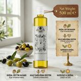 HUDOT Premium Natürel Sızma Zeytinyağı 500 ml –%100 Saf & Katkısız