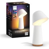 Hue Twilight Akıllı Uyku ve Uyandırma Masa Lambası, Beyaz ve Renkli Işık, Bluetooth Uyumlu, Alexa, Apple Home & Google Assistant ile Sesli Kontrol, Beyaz - 25.000 Saat Ampul Kullanım Ömrü