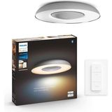 Hue White Ambiance LED Tavan Işığı, Dimmer Anahtarlı, Alüminyum, Akıllı Kontrol, Alexa Uyumluluğu