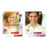 Hueber Menschen A1.1 + A1.2 Kursbuch, Arbeitsbuch + DVD-ROM + AR Teknolojisi ile Kolay Öğrenme