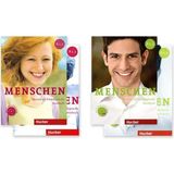 Hueber Menschen A1.1 + A1.2 Kursbuch, Çalışma Kitabı ve DVD-Rom Mesleki Hazırlık İçin