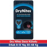 Huggies Drynites Erkek 8-13 Yaş Emici Gece Külodu 30-48 kg 9 Adet - Çok Renkli - 8 - 10 Yaş