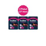 Huggies Drynites Kız 13+ Yaş 48-60 kg 9x3 Adet Emici Gece Külodu