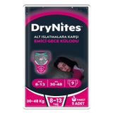 Huggies Drynites Kız 8-13 Yaş 30-48 kg 9'lu Emici Gece Külodu