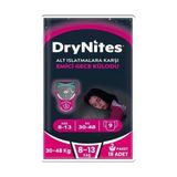 Huggies Drynites Kız 8-13 Yaş 30-48 Kilo 18 Adet Emici Gece Külodu