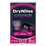 Huggies Drynites Kız 8-13 Yaş 30-48 Kilo 54 Adet Emici Gece Külodu
