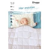 Huggy 75x125 Bebek Yorganı – %100 Yeni Zelanda Kuzu Yünü, %100 Pamuk Kumaş
