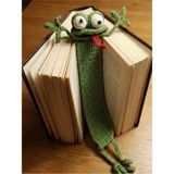 Huggy Craft Amigurumi El Yapımı Kurbağa Kitap Ayracı - Haki