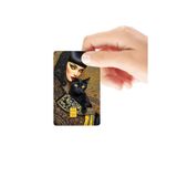 Huggy Craft Mısırlı Kedi Mitolojik Temalı Parlak Kredi/Banka Kart Kaplama Sticker