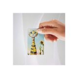 Huggy Craft Papatya Desenli Kedi Temalı Kredi/Banka Kartı Kaplama Sticker Tekli
