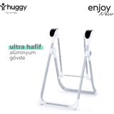Huggy Enjoy Katlanabilir Mama Sandalyesi & Kumandalı Otomatik Bebek Salıncağı Bej