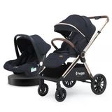 Huggy Mate 5 İn 1 Extra Parlak Çift Yönlü Travel Bebek Arabası