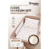 Huggy Moon ve Swing Me Otomatik Beşik Uyumlu 90X130 Nevresim Takımı Seti