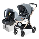 Huggy Revo 5 In 1 Travel Sistem Bebek Arabası Puset gri