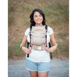 Huggyberry Latte Renkli Huggy Nest Baby Carrier Bebek Kangurusu Ayarlanabilir Ergonomik Tasarım TR Menşeli