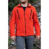 Huğlu Outdoor 6 Cepli Turuncu Polar Hırka - S