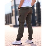 Huğlu Outdoor Haki Trekking Pantolon Kullanım için Softshell Kumaş ve Cepli Tasarım ile Ergonomik Konfor - XL