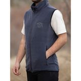 Huğlu Outdoor Kartal Nakışlı Polar Yelek - Füme - XS