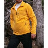 Huğlu Outdoor Sarı Dik Yakalı Polar Hırka - 2XL
