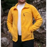 Huğlu Outdoor Sarı Dik Yakalı Polar Hırka - M