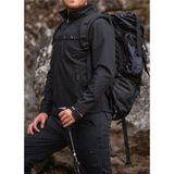 Huğlu Outdoor Siyah Softshell Mont - 3XL