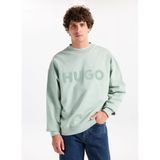 HUGO Bisiklet Yaka Sweatshirt, L, 5003317202, Yeşil, erkek