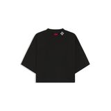 HUGO Bisiklet Yaka T-Shirt, L, 5003361862, Siyah, Kadın