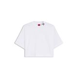 HUGO Bisiklet Yaka T-Shirt, M, 5003361847, Beyaz, Kadın