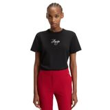 HUGO Bisiklet Yaka T-Shirt, S, 5003335802, Siyah, Kadın