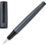 Hugo Boss Arche Pattern Gri Alüminyum Dolma Kalem